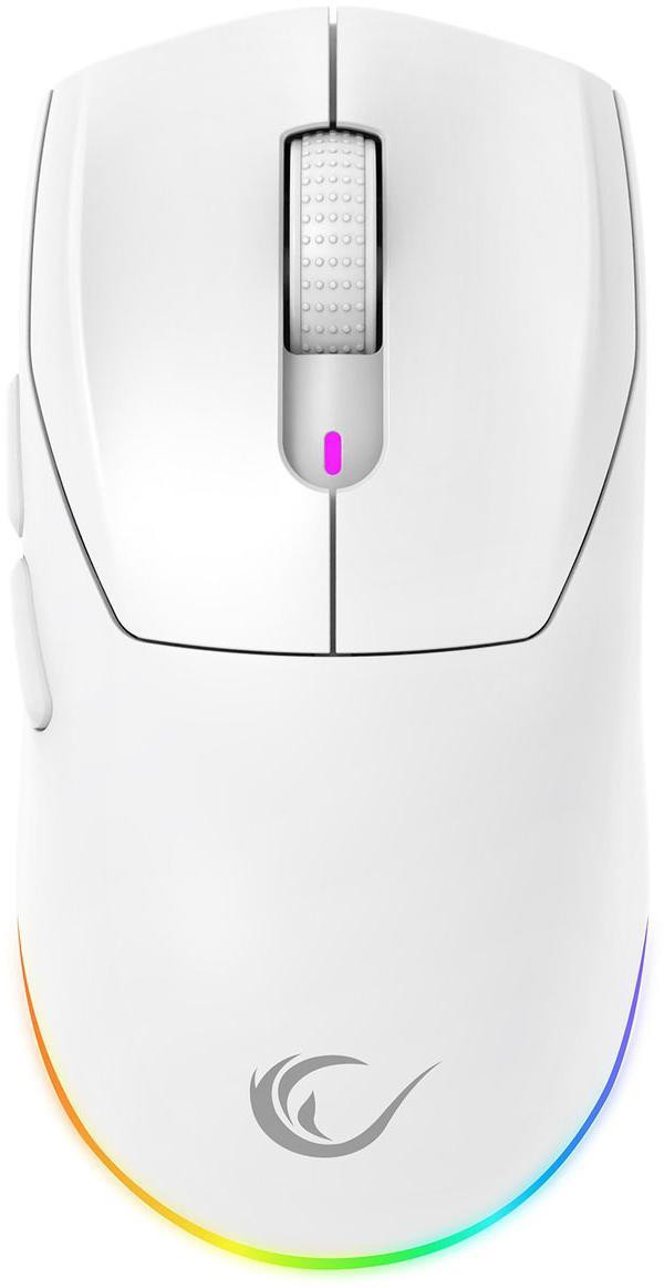 Rampage Prote M5 Draadloze Muis met 24000 DPI en RGB LED, Wit