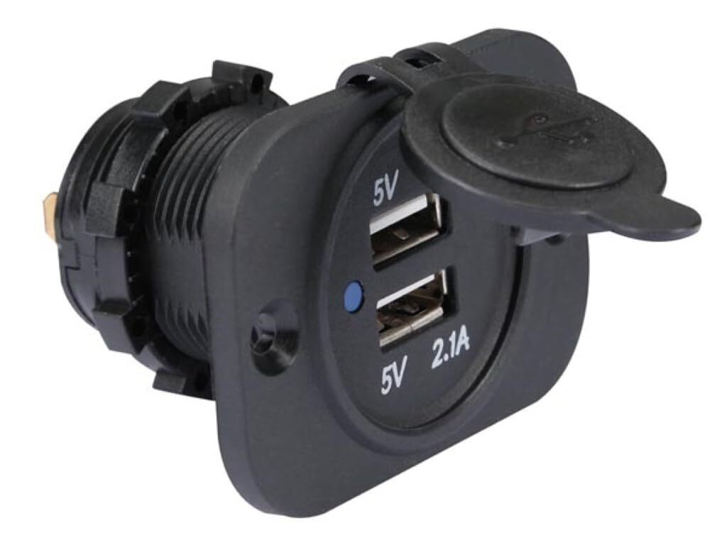 Velleman CC094 auto-oplader USB 5V 2,1A zwart