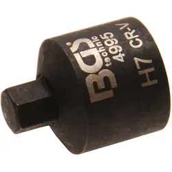 BGS Bremssattel-Einsatz Innensechskant extra kurz 7 mm - 4995