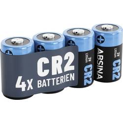 Absina Spezial-Batterie CR2 Lithium 800 3 V 4 St. 401036-4