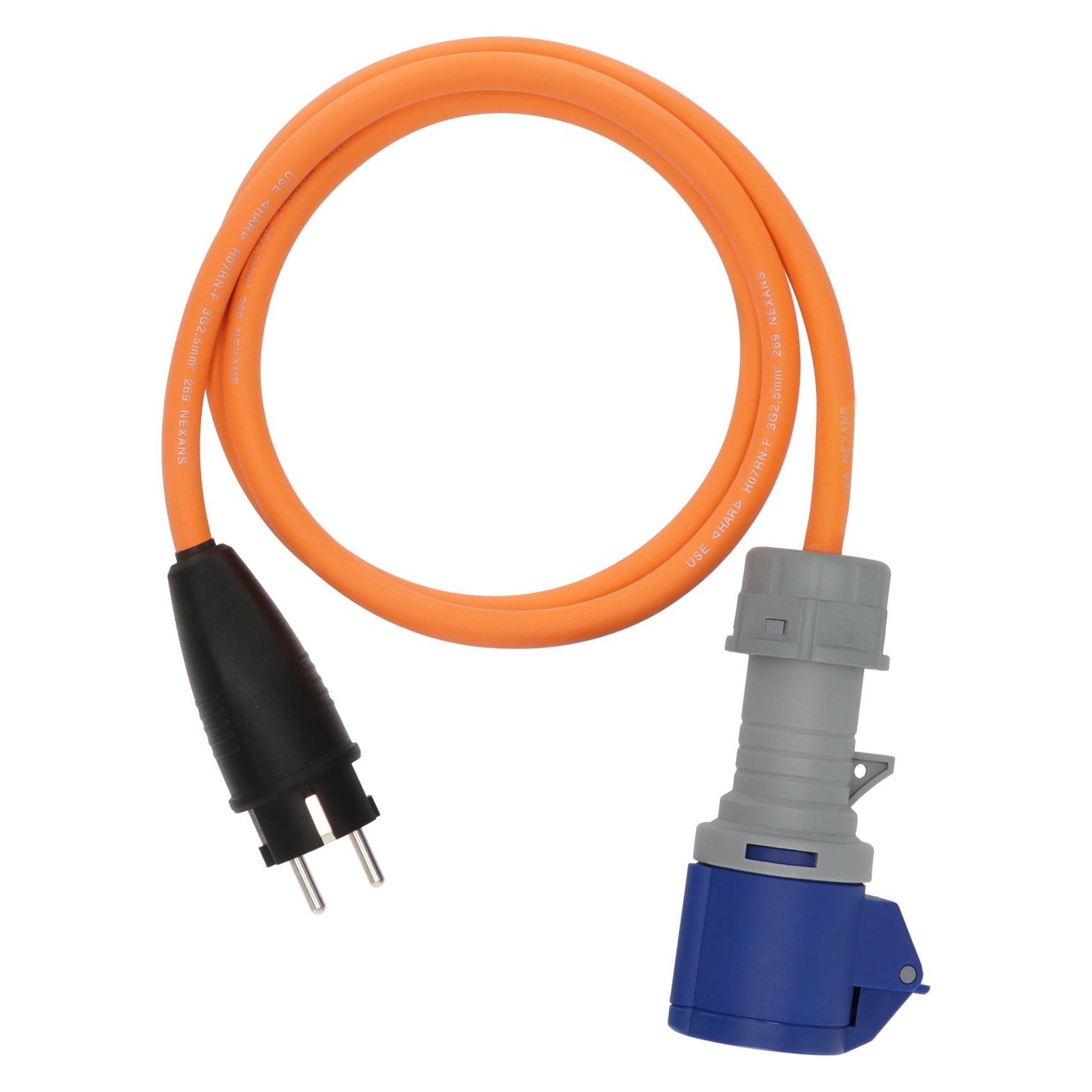 Brennenstuhl CEE-Adapterkabel (Typ E, Typ F, CEE 16/3) (1132910125)
