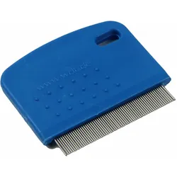 Flohkamm WDT - geballter Griff - Blau