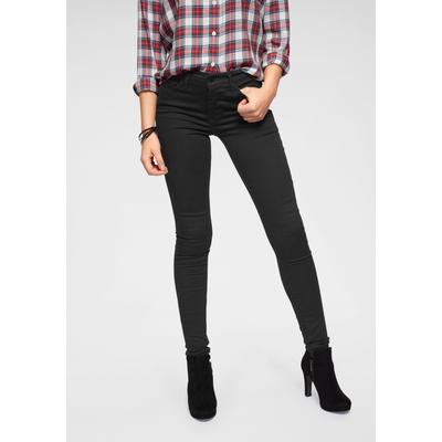 Skinny-fit-Jeans LEVI'S "310 Shaping Super Skinny", Damen, Gr. 28, Länge 30, schwarz, Denim/Jeans, Obermaterial: 64% Baumwolle, 34% Polyester, 2% Elasthan, clean, skinny fit lang, Jeans