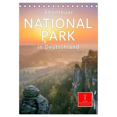 Abenteuer Nationalpark in Deutschland (Tischkalender 2026 DIN A5 hoch), CALVENDO Monatskalender