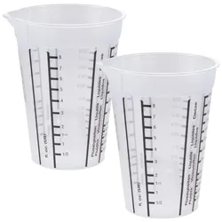 Keeeper Keeper Mario - 2er Pack Messbecher 250 ml transparent/schwarz