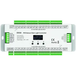 Rutec LED Treppenlicht-Controller STAIR LIGHT ES32 für LED Strip VARDAflex, inkl. 3 Sensoren, für max. 32 Stufen (32-Kanal), IP20 RU-80603