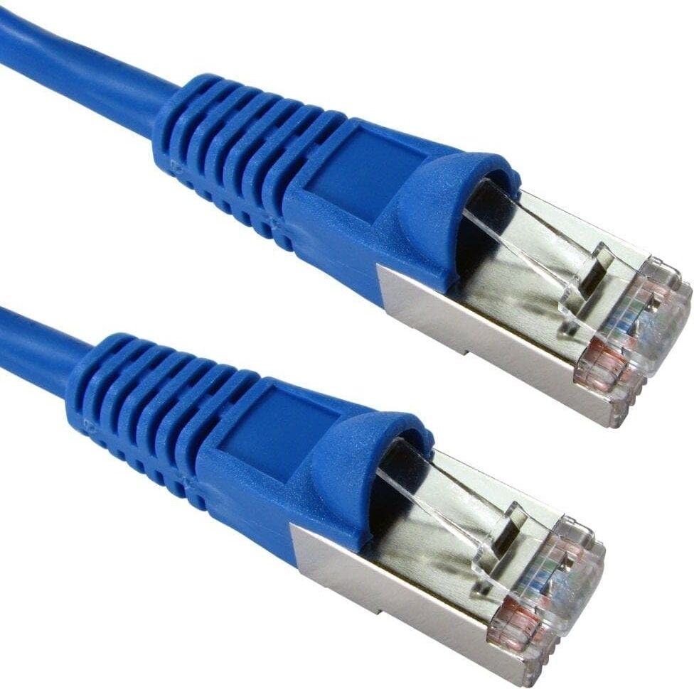 Cables Direct 3m Cat5e F/UTP (FTP) Shielded Patch Cable - Blue