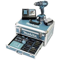 Makita DHP482RFX9 2-Gang-Akku-Schlagbohrschrauber inkl. 2. Akku, inkl. Koffer, mit Zubehör, inkl. Ladegerät