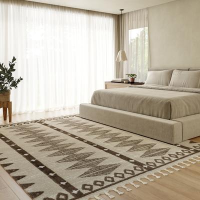 Nuloom Autumn Geometric Tasseled Area Rug