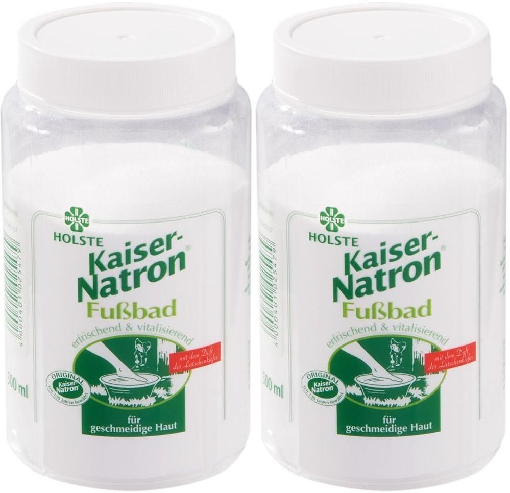 Kaiser Natron Fußbad 2x 2x500 g Pulver
