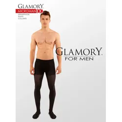 Glamory Microman 100 Herrenstrumpfhose 3er Pack | 40-42 (M) | Black (GL-1000)
