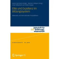 Elite und Exzellenz im Bildungssystem, Fachbücher von Werner Helsper, Heinz-Hermann Krüger