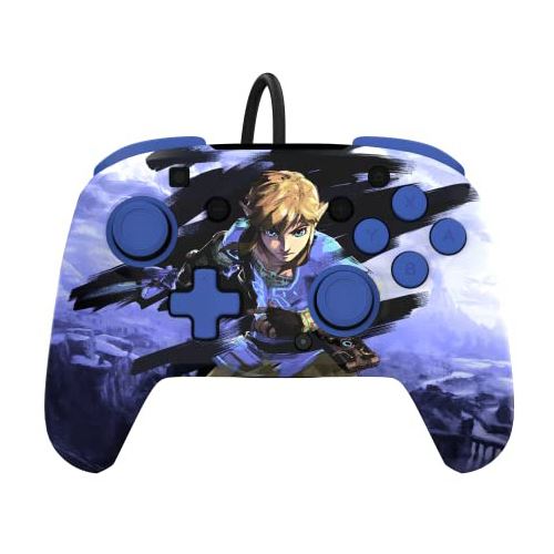 PDP Controller Faceoff Deluxe+Audio Warrior Link Switch