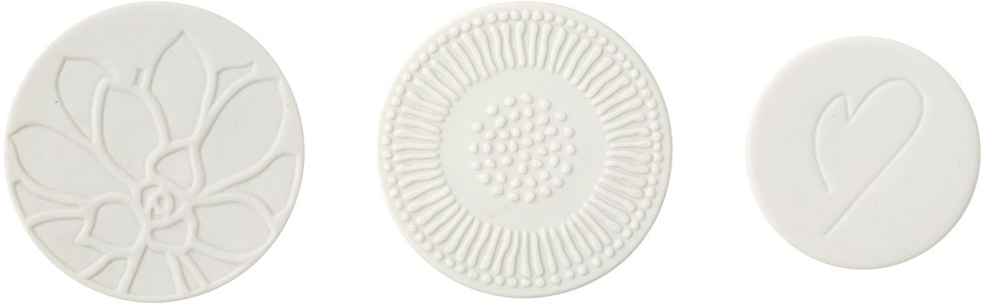 Dekofigur VILLEROY & BOCH "Magnete It`s My Home 3er Set weiß", weiß, Dekofiguren, Dekofigur