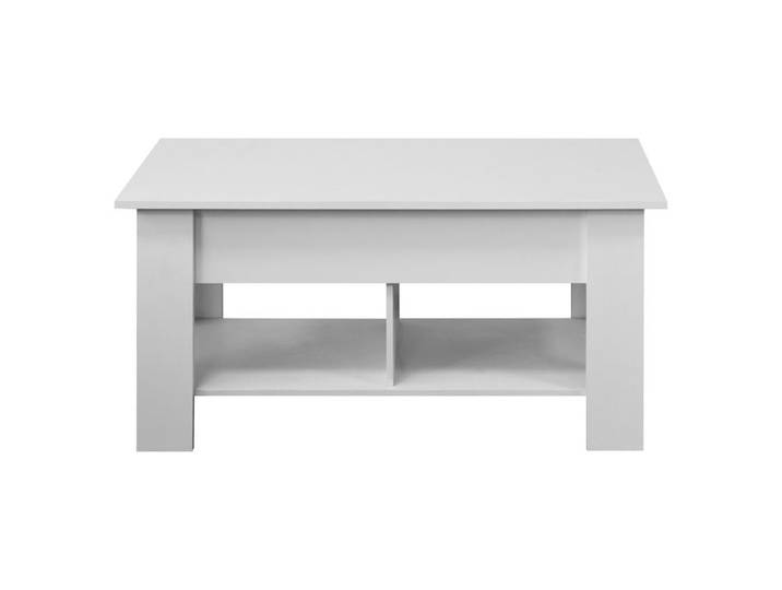 Table basse avec plateau relevable LIDIA blanc