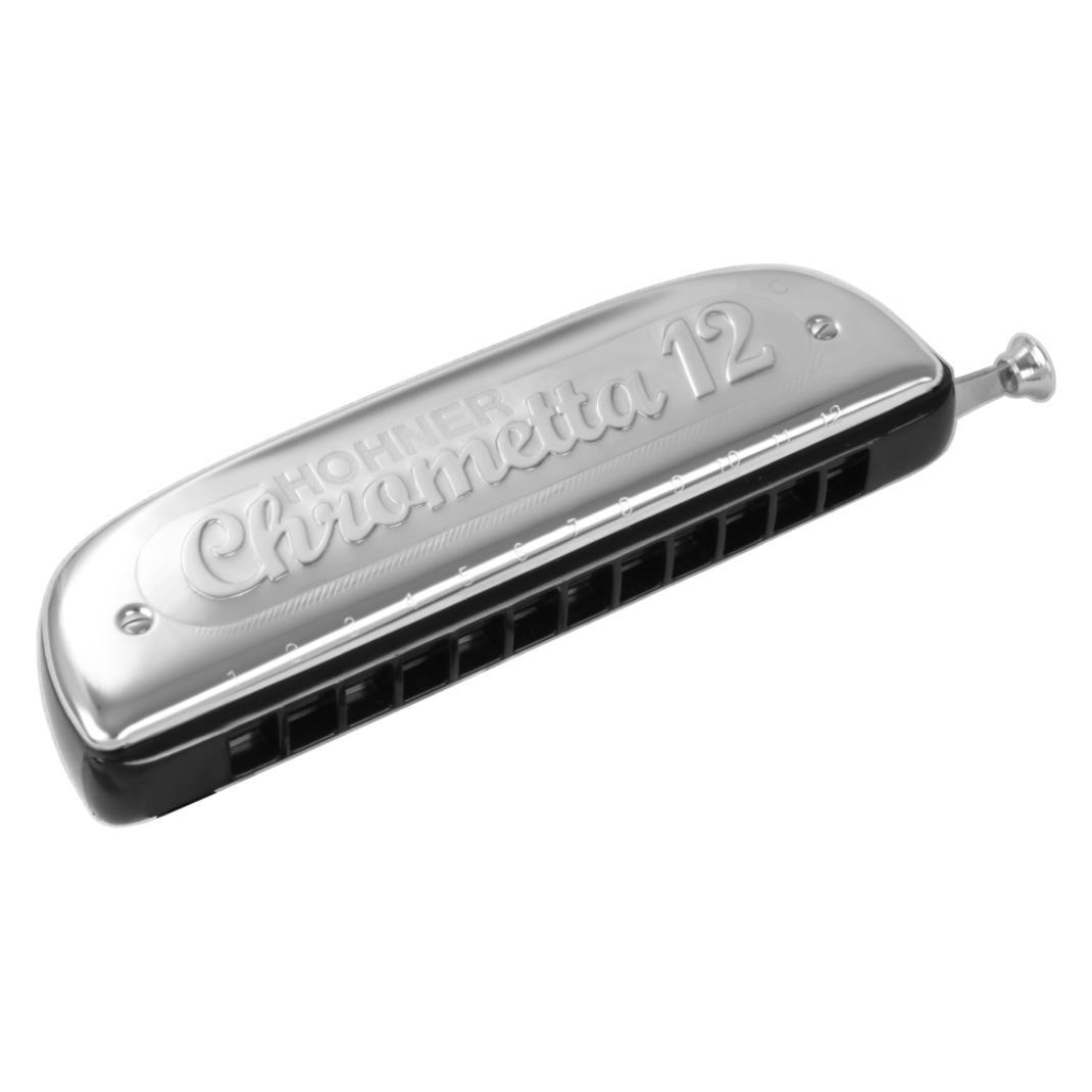 Hohner Chrometta 12 Mundharmonika (Mundharmonika, Chromatisch) (M25501)