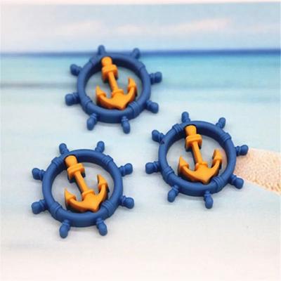 Inspire Select Mini Resin Beach Nautical Craft Set Sailboat Anchor Surfboard Seagull Flatback DIY Decorations e 10 Pcs