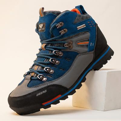 LightInthebox Men's Dark Gray Hiking Boots, Lace-Up Rugged Outdoor Adventure Style for Men, Trekking, Camping, Mountain Trails and Weekend Exploration