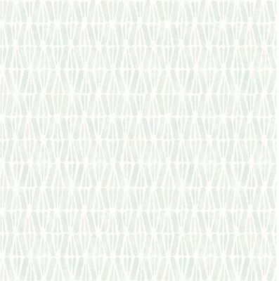 Chesapeake Nabi Aqua Geometric Wallpaper