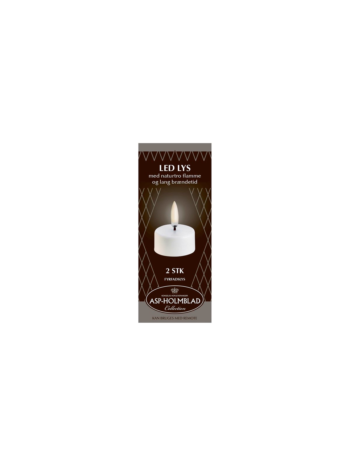 Asp-Holmblad LED-Teelichter
