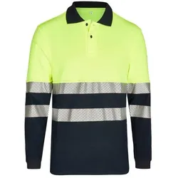 Dehn 787005 Störlichtbogengeprüftes Polo-Shirt Bicolor - gelb/blau, APC 1, Größe: XL APPS BC XL APPSBCXL