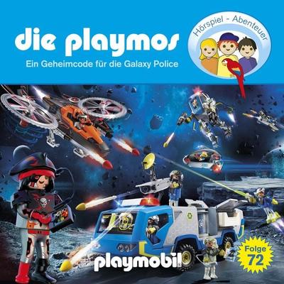 Die Playmos - Das Original Playmobil Hörspiel, Folge 72: Ein Geheimcode für die Galaxy Police - David Bredel,Florian Fickel, Audio, 4260229664155