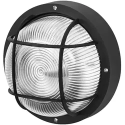 Osram Wandleuchte BULKHEAD Essential Round E27 in schwarz