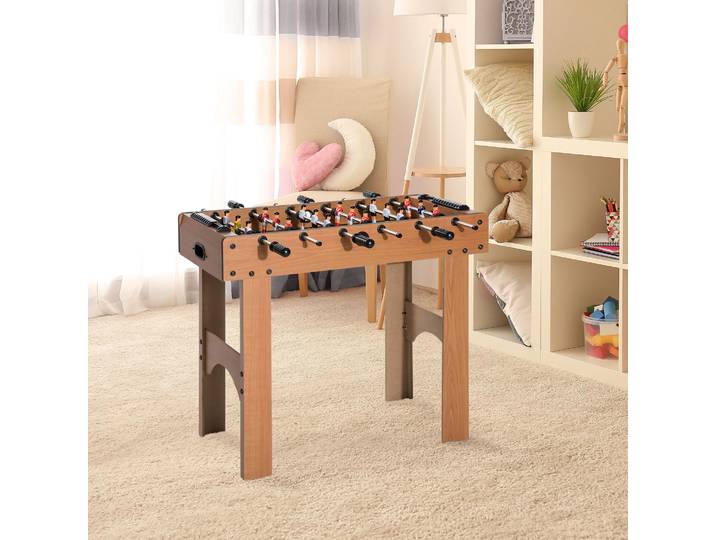 HOMCOM Baby-foot Professionnel Bois MDF 92x46x78cm