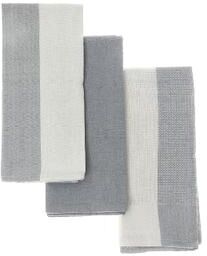 IH Casa Decor Kitchen Towel Set Of 3 PCs Block Print Drizzle