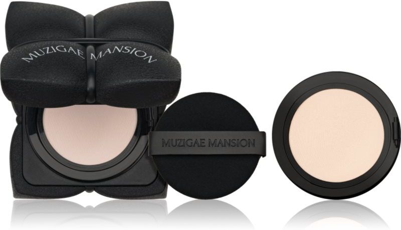 MUZIGAE MANSION Sleek Matt Cushion long-lasting cushion foundation SPF 50+ + one refill shade N19 2x15 g