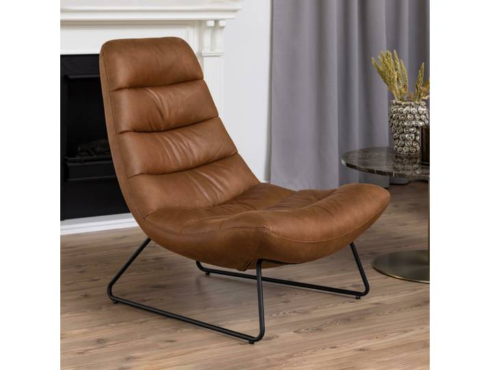 Sohome Fauteuil Otis Eco-leder - Bruin