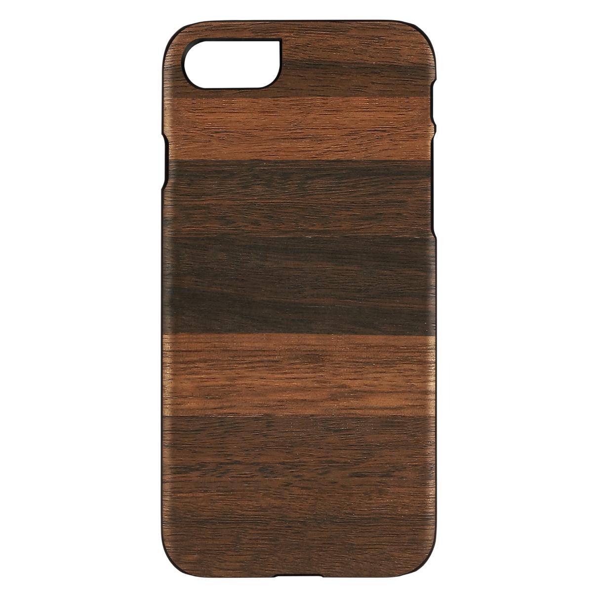 Man.Wand & WOOD case for iPhone 7/8 fango black (Apple iPhone 7, Apple iPhone 8) (M7412B)