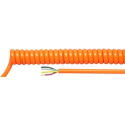 HELU 85362 Spiralkabel H07BQ-F 1000 mm / 4000 mm 2 x 1.50 mm² Orange 1 St.
