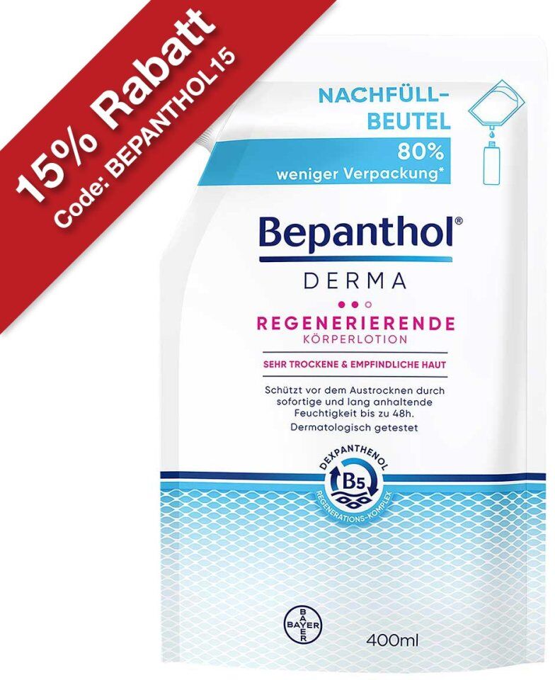 Bepanthol Derma Regenerierende Körperlotion Nachfüllbeutel