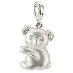 PLATINITY Koala-Anhänger 2 Brillanten zus. ca. 0,02ct Platin 950