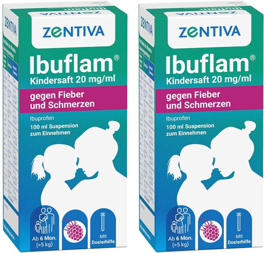 Ibuflam Fiebersaft 2% gegen Fieber und Schmerzen