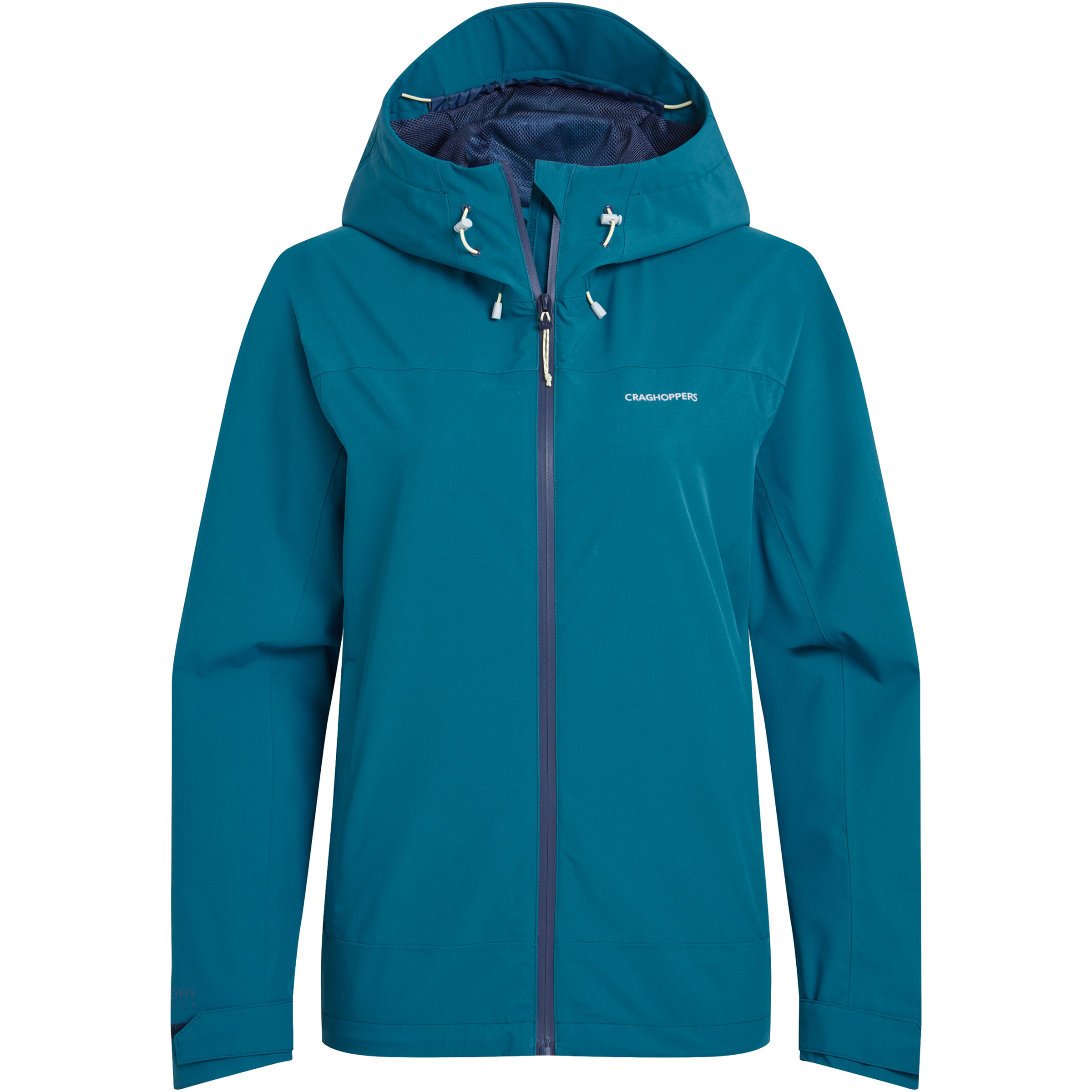 Craghoppers Zohra Damen Regenjacke tuerkis Größe S Camping Elastisch Wasserabweisend