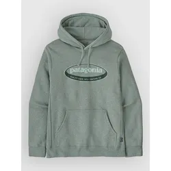 Patagonia 95 Oval Logo Uprisal Hoodie cover green Gr. XS