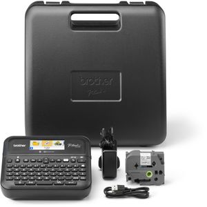 Brother Beschriftungsgerät P-touch D610BTVP, PTD610BTVPRG1, bis 24mm Bandbreite, mit QWERTZ-Tastatur, USB, Bluetooth