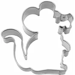Städter Präge-Ausstecher Maus, Ausstechform, Plätzchenform, Keks, Plätzchen, Edelstahl, 5.5 cm, 088030