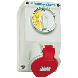 Walther Werke, Steckdose, CEE Wandsteckdose WALT 16A 5P 400V 6h IP44