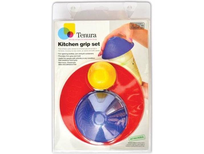 Able2 Anti-slip keukenset - Set van 3 - Anti-slip mat potopener flesopener (set van 3)