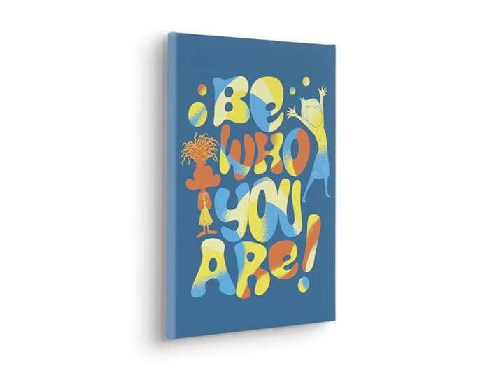 Komar Keilrahmenbild - Disney/Pixar Disney and Pixar Inside Out Be Who You Are - Größe: 30 x 40 cm - Kinderzimmer, Wanddekoration