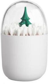 Friendly Fresh Finds Cute Cartoon Dustproof Plastic Toothpick Holder Decorative Cotton Swab & Toothpick Dispenser For Organized Spaces green Tree