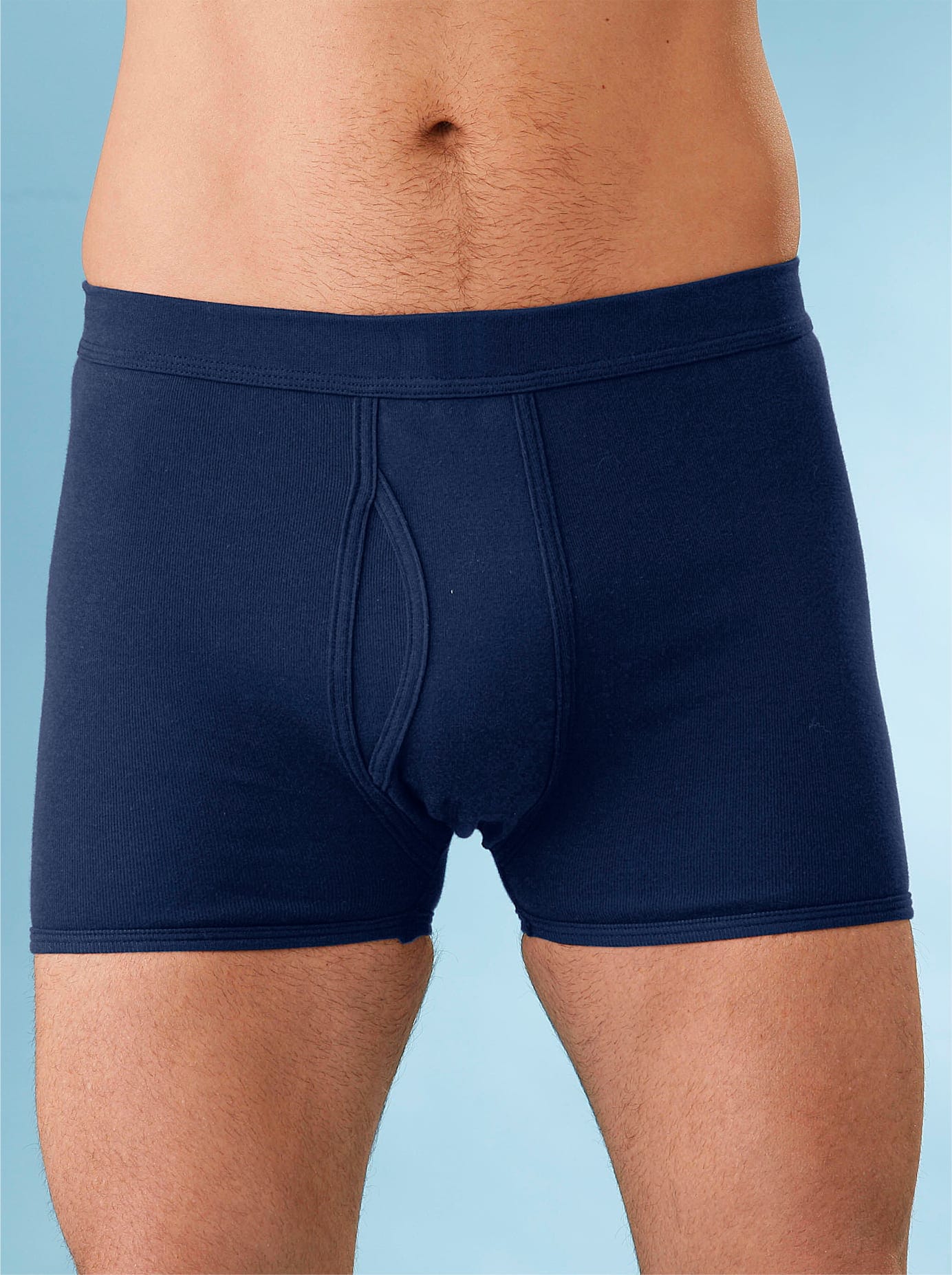 Schlüpfer KINGS CLUB, Herren, Gr. 9, 2 Stk., blau (marine), 100% Baumwolle, Unterhosen Schlüpfer marine 9, 2 Stk.