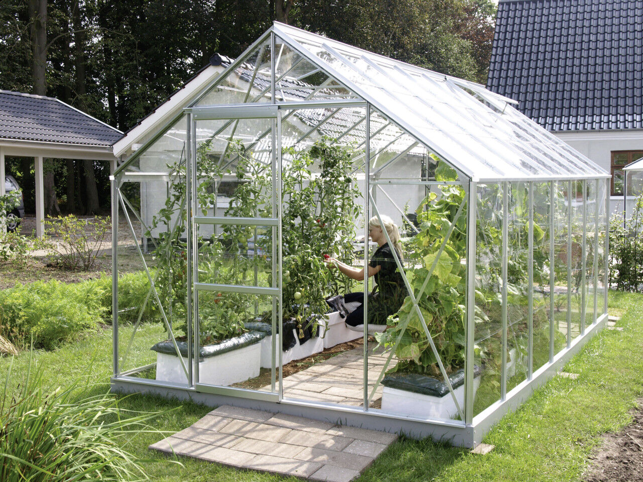 Vitavia Gewächshaus Merkur 11500 254 x 441 cm 3 mm ESG
