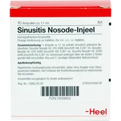 SINUSITIS Nosode Injeel Ampullen 10 St