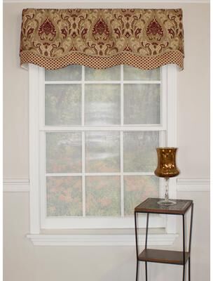 "RLF Home Paisley Dream Glory 50"" Window Valance"