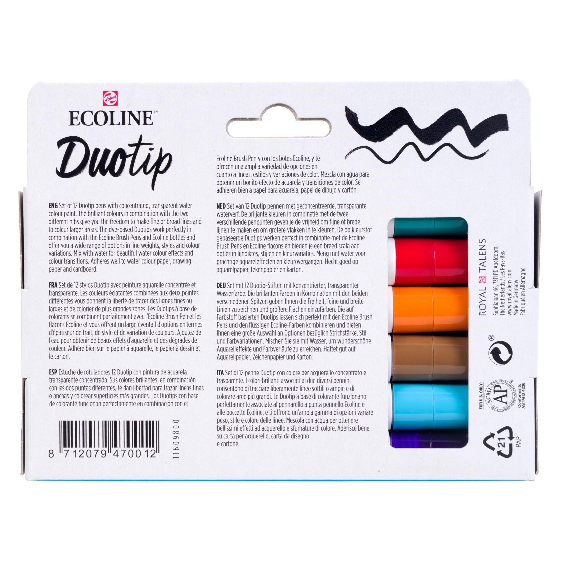 Talens ECOLINE DUOTIP - Farbstifte Set (12x) (11609800)