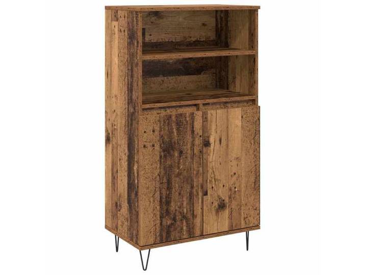 Décoratif - Meuble de salon - Haut Armoire - Vidaxl - multi-rangement - Buffet haut Marron 60x36x110 cm - bois d'ingénierie 335844